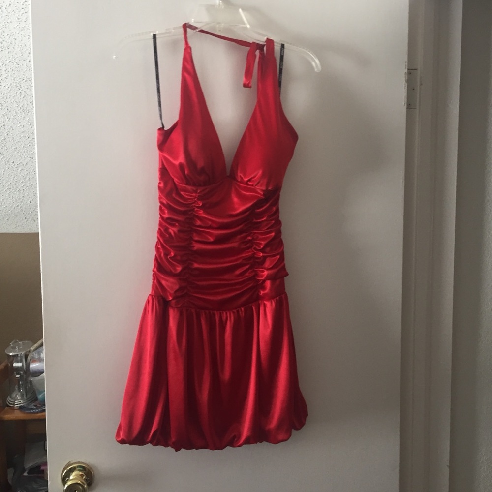 Red prom dress